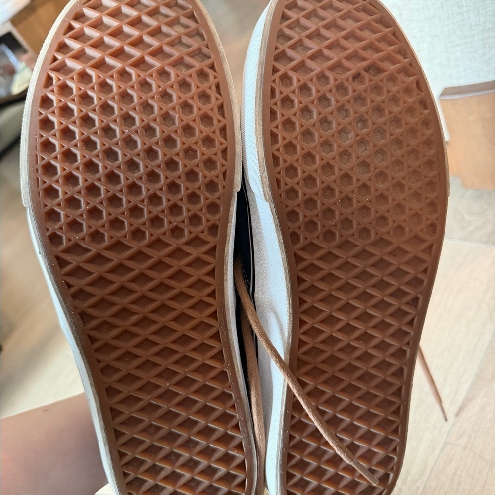 Vans Men's Navy and Brown Sneakers - Size 11 - Picture 6 of 7